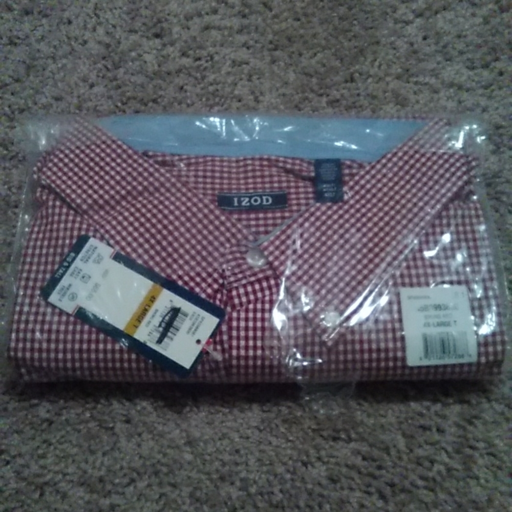 Izod Big & Tall Biking Red Shirt size 4X-Large T